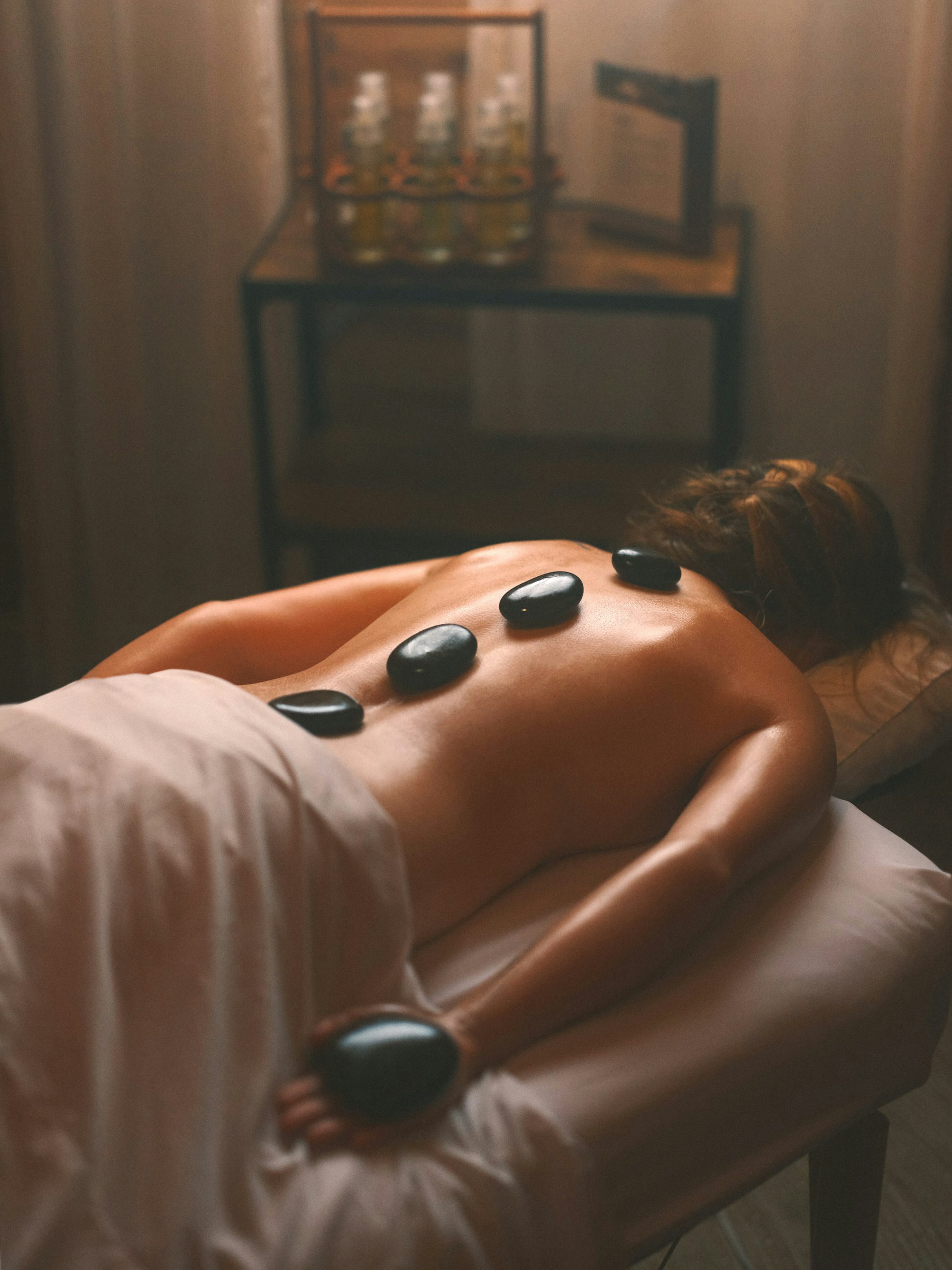 In-suite spa treatment at Villa Azure Hotel